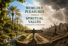 Explore the Quranic story of the two gardens, revealing lessons on gratitude, arrogance, faith, and the lasting value of spiritual wealth.
